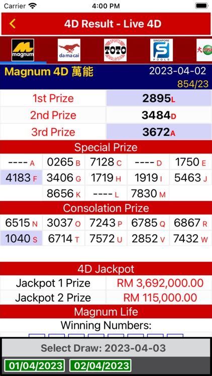live j3 4d|4D Live Result For Malaysia And Singapore ( Live Start at 7:00 PM).